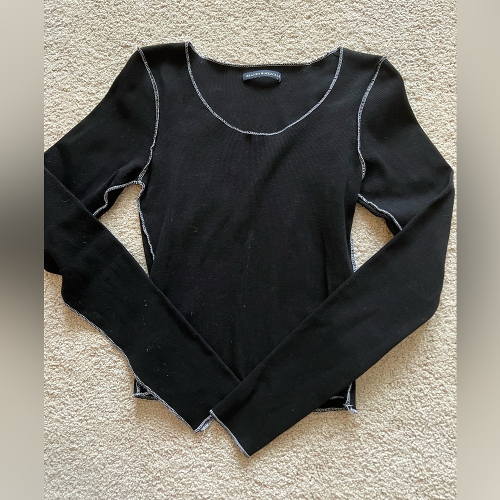 Brandy Melville black long sleeve top